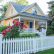 Home White Fence Designs Contemporary On Home With 75 Styles Patterns Tops Materials And Ideas 27 White Fence Designs