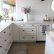 White Kitchen Tile Floor Contemporary On Inside Small Remodel Reveal Black Cabinet Wood Planks And 3