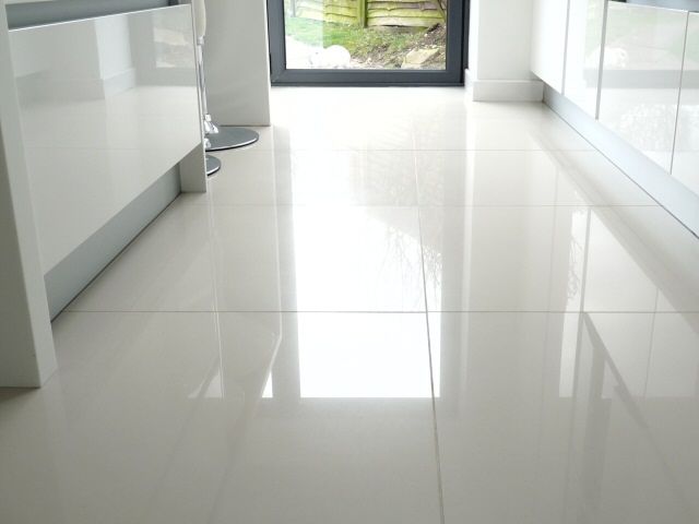 Floor White Kitchen Tile Floor Fresh On Intended For Large Tiles We Put Shiny In Our 17 White Kitchen Tile Floor