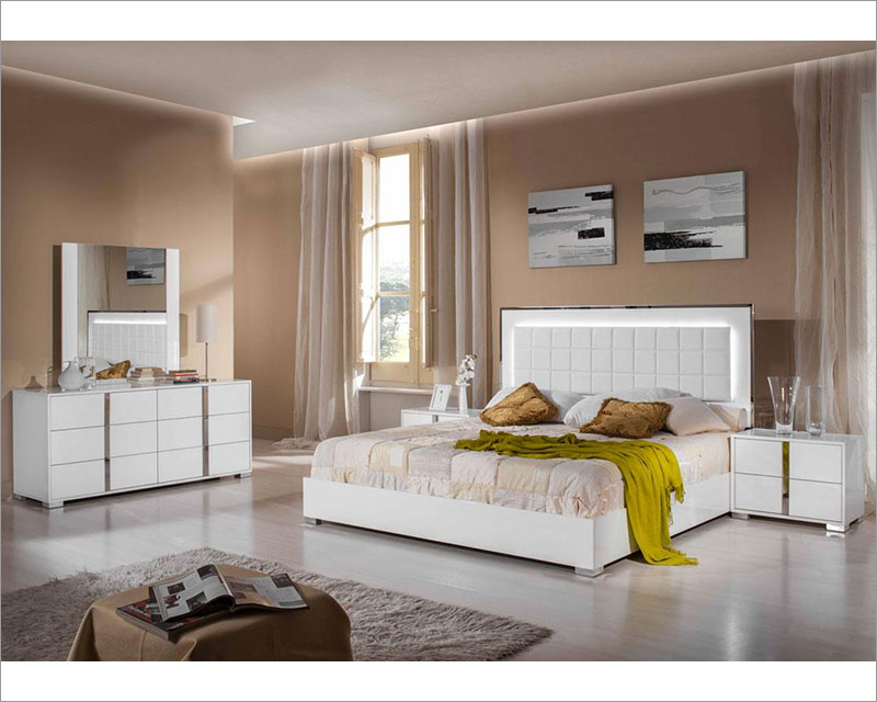 Bedroom White Modern Bedroom Sets Amazing On Throughout Finish Set Made In Italy 44B122SET 8 White Modern Bedroom Sets