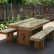 Furniture Wooden Outdoor Tables Brilliant On Furniture For Unfinished Solid Wood Dining Table With Bench 22 Wooden Outdoor Tables