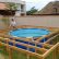 Above Ground Lap Pool With Deck Modern On Other For Pools Decks Home Design Gardening And 1