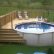 Above Ground Lap Pool With Deck Nice On Other Intended Swimming Decks Designs Amusing 5