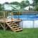Other Above Ground Pool Deck Creative On Other With Free Plans Awesome Woodwork How To Build An 24 Above Ground Pool Deck