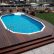 Above Ground Pool With Deck Beautiful On Other Pertaining To 125 Best Decks Images Pinterest 4