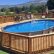 Above Ground Pool With Deck Brilliant On Other In Back Cheap Over The Lap Yards Build An Aluminum Portable 5