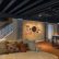 Interior Basement Lighting Ideas Unfinished Ceiling Innovative On Interior Intended For Stylish Idea Low 6 Basement Lighting Ideas Unfinished Ceiling