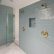 Bathroom Bathroom Glass Floor Tiles Imposing On Throughout Blue Shower With White Marble Hex 15 Bathroom Glass Floor Tiles