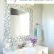 Bathroom Mirror Frame Tile Contemporary On With 10 DIY Ways To Amp Up Builder Grade Basics 1