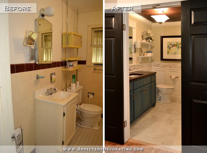 Bathroom Bathroom Remodels Before And After Brilliant On With DIY Remodel 7 Bathroom Remodels Before And After