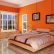 Bedroom Colors Orange Modest On With Wonderful Color Ideas Paint For 2