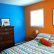  Bedroom Colors Orange Wonderful On With Regard To Color Wall For Two 19 Bedroom Colors Orange