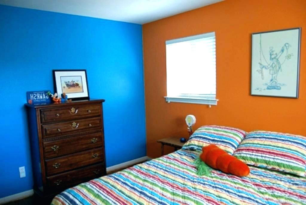  Bedroom Colors Orange Wonderful On With Regard To Color Wall For Two 19 Bedroom Colors Orange
