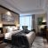 Bedroom With Tv And Desk Imposing On Regarding Modern Interiors Decor 4