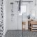 Bathroom Black And White Bathroom Tiles Impressive On Within Save Or Splurge Floor Tile STUDIO MCGEE 12 Black And White Bathroom Tiles