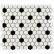 Black And White Hexagon Tile Floor Innovative On Flooring The Home Depot 4