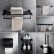 Black Bathroom Accessories Exquisite On In 6 Piece Sets Wall Mount 3