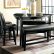 Kitchen Black Kitchen Table With Bench Wonderful On And Triangle Dining Com 8 Black Kitchen Table With Bench