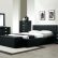 Black Modern Bedroom Furniture Astonishing On With Bed Amazing Of 3