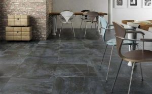 Black Slate Floor Tiles