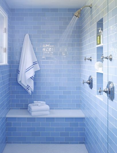  Blue Bathroom Tiles Interesting On For OUR FAVORITE COLORFUL BATHROOMS Colorful And 0 Blue Bathroom Tiles