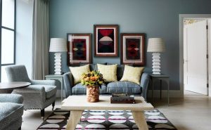 Blue Gray Color Scheme For Living Room