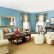 Blue Living Room Ideas Excellent On Intended Decorating For Rooms Wall Colors 4