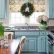 Blue Painted Kitchen Cabinets Astonishing On Throughout 80 Cool Cabinet Paint Color Ideas 5
