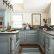 Kitchen Blue Painted Kitchen Cabinets Magnificent On Intended For 23 Gorgeous Cabinet Ideas 10 Blue Painted Kitchen Cabinets
