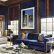 Brown And Blue Living Room Plain On Inside 26 Cool Designs DigsDigs 3