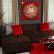 Brown And Red Living Room Ideas Magnificent On Intended For 22 Best Simple Black Little 4