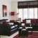 Living Room Brown And Red Living Room Ideas Modest On In Sleek Accents Rooms Chocolate 6 Brown And Red Living Room Ideas
