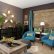 Brown And Teal Living Room Ideas Brilliant On In Perfect Lofty Inspiration 5