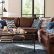 Brown Blue Living Room Imposing On And The Best Chic Ideas 3