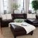 Brown Leather Couch Living Room Ideas Magnificent On Pertaining To Love The Vase And Lanterns Behind Interior Design 4