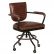 Brown Leather Office Chair Brilliant On Furniture Within Industrial Desk Seating Modish Living 4