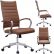 Furniture Brown Leather Office Chair Magnificent On Furniture Pertaining To 2xhome Modern High Back Ribbed PU Swivel 28 Brown Leather Office Chair