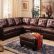 Brown Leather Sectional Couches Contemporary On Living Room Intended For Samuel Sofa By Coaster 500911 4