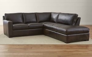 Brown Leather Sectional Couches