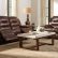 Brown Leather Sofa Sets Imposing On Living Room With Furniture Suites 4