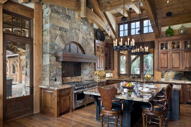 Kitchen Cabin Kitchen Design Magnificent On Within 15 Warm Cozy Rustic Designs For Your 0 Cabin Kitchen Design