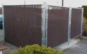 Chain Link Fence Slats Brown