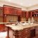 Kitchen Cherry Kitchen Cabinets Stunning On With Gray Wall And Quartz Countertops Ideas 15 Cherry Kitchen Cabinets
