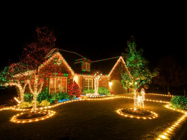 Home Christmas Lighting Decoration Plain On Home Pertaining To How Hang Lights DIY 7 Christmas Lighting Decoration