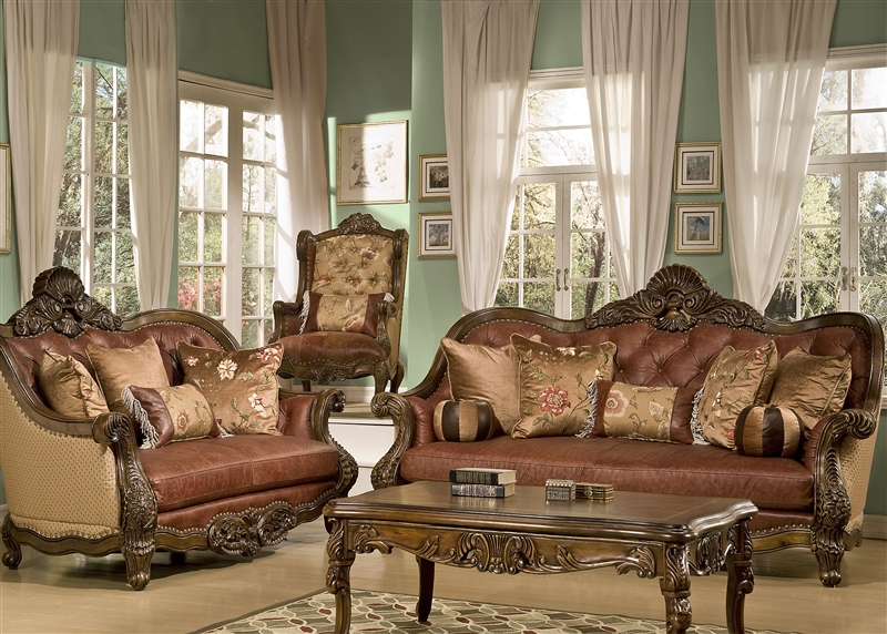 Living Room Claremore Antique Living Room Set Astonishing On And 2 Piece By Homey Design HD 3311 6 Claremore Antique Living Room Set