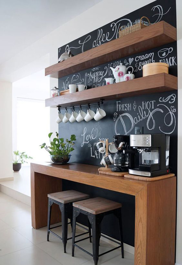 Furniture Coffee Station Furniture Creative On Pertaining To With Chalkboard Ideas 0 Coffee Station Furniture