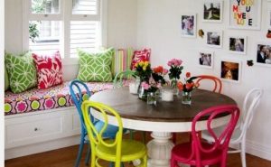 Colorful Dining Room Tables