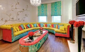 Colorful Living Room Furniture Sets