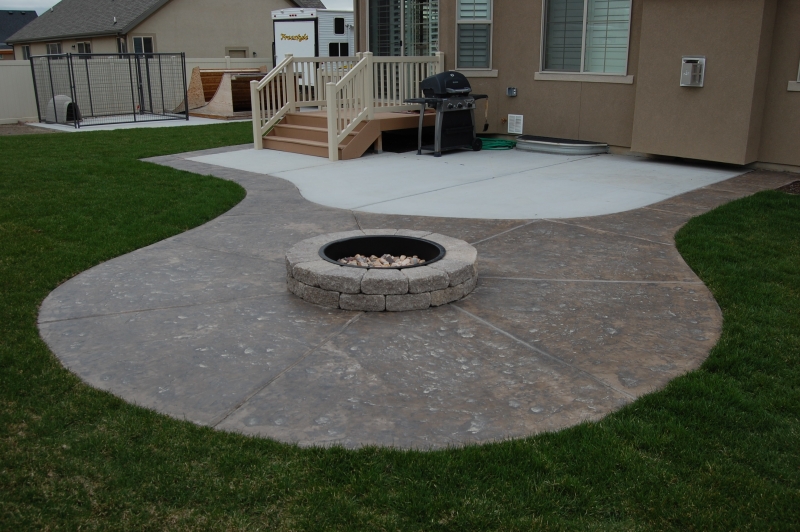 Floor Concrete Patio Designs With Fire Pit Fine On Floor Throughout Creative Of Ideas Best 0 Concrete Patio Designs With Fire Pit