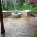 Floor Concrete Patio Designs With Fire Pit Incredible On Floor Regard To Great Stamped Decorating Suggestion 15 Concrete Patio Designs With Fire Pit